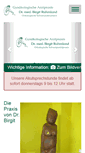 Mobile Screenshot of praxis-ruhmland.de